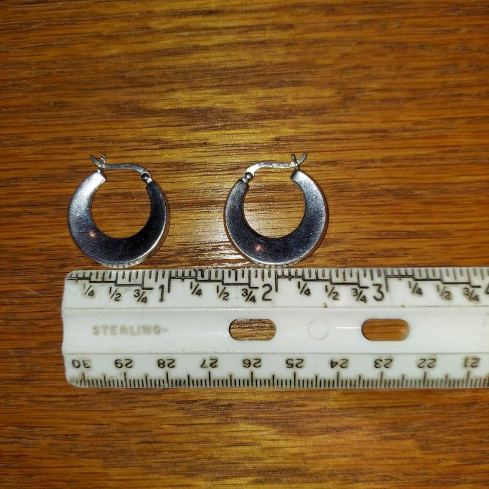 Sterling Silver Hoop Earrings
